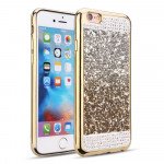 Wholesale iPhone 7 Plus Diamond Glitter Case (Champagne Gold)